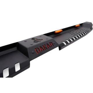 Боковые пороги Dakar V2 (2 шт, металл) Renault Duster 2018-2024 гг. фото 2