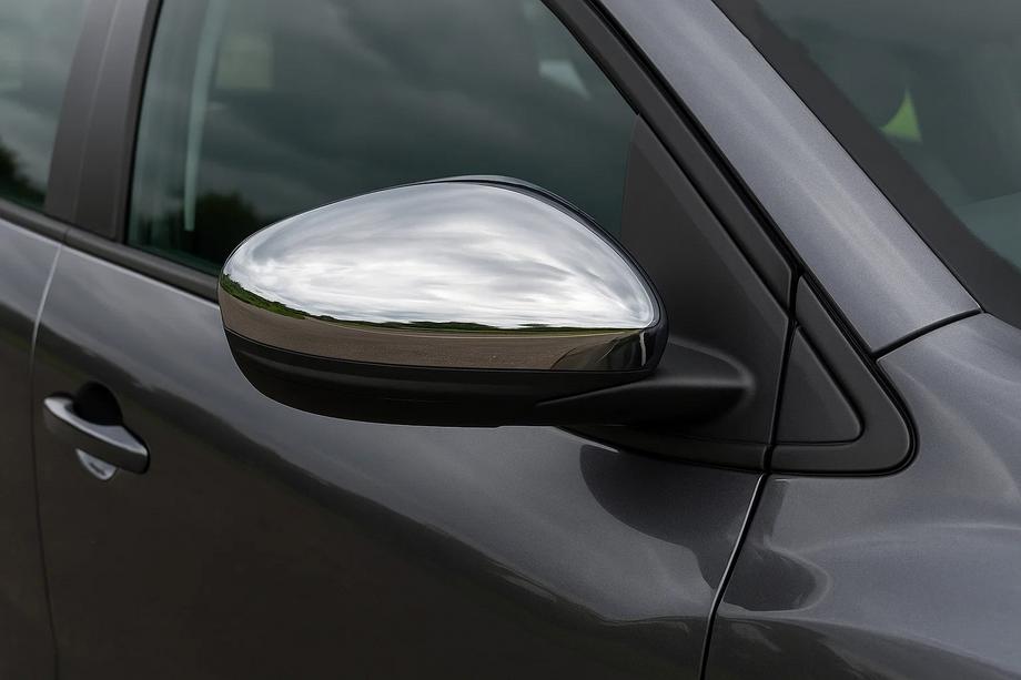 Dacia Sandero 2021- гг. Накладки на Зеркала (2 шт, Нержавеющая Сталь) Фото 1