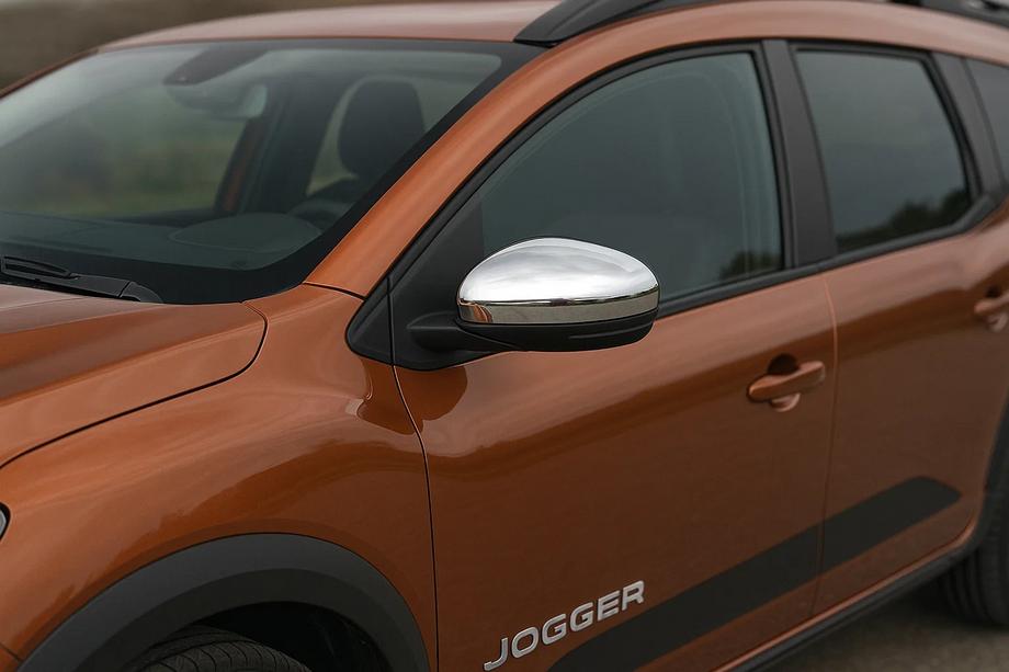 Dacia Jogger 2022- гг. Накладки на Зеркала (2 шт, Нержавеющая Сталь) Image
