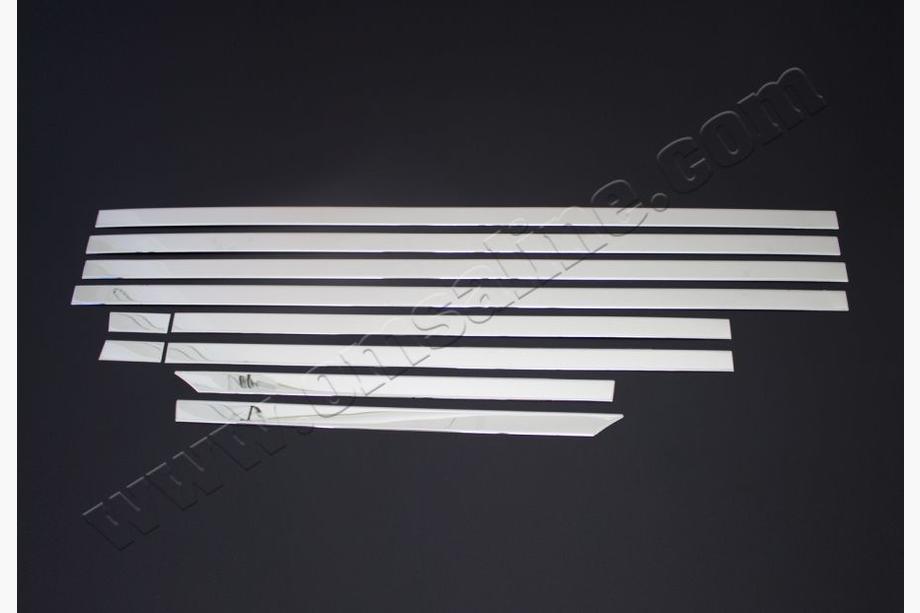 Citroen Jumper 2007-2025 гг. Комплект нижних молдингов стекол нержавейка Фото 3