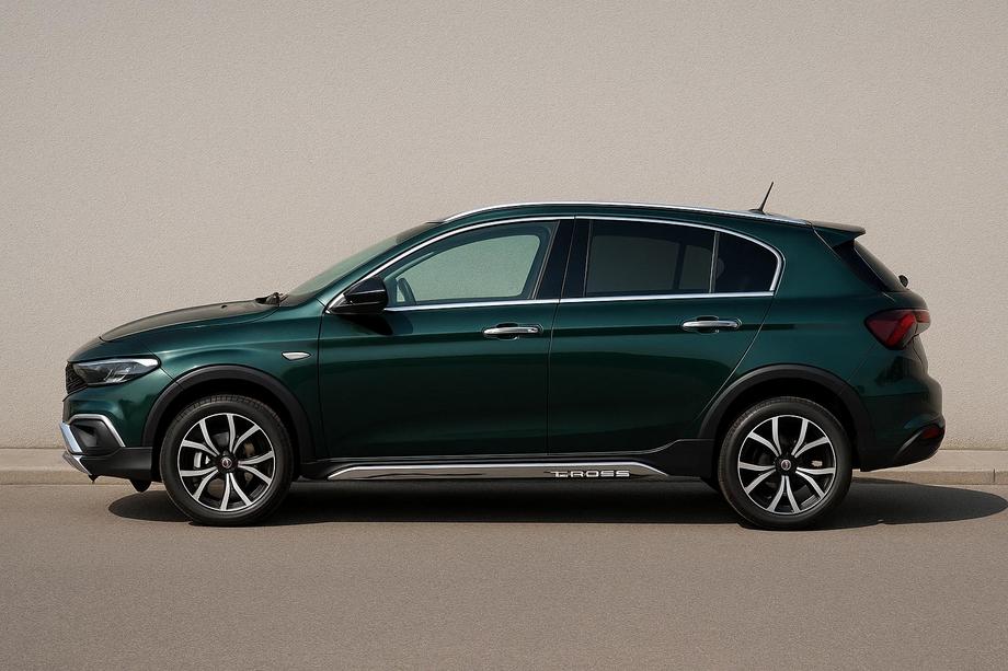 Fiat Tipo Cross 2021- гг. Полный комплект окантовки окон нержавейка Image