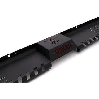 Боковые пороги Dakar V2 без LED (2 шт, металл) Fiat Fullback 2016- гг. фото 2