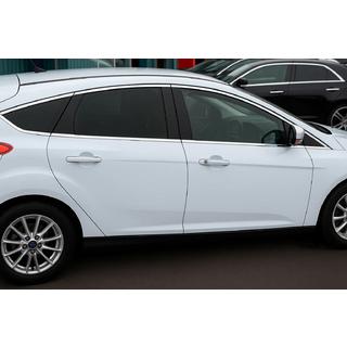 Полный комплект окантовки окон HB (12 шт, нержавейка) Ford Focus III 2011-2017 гг. фото 1