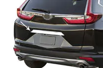 Honda CRV 2017-2022 гг. Хромированная накладка над номером (нержавейка) фото 1