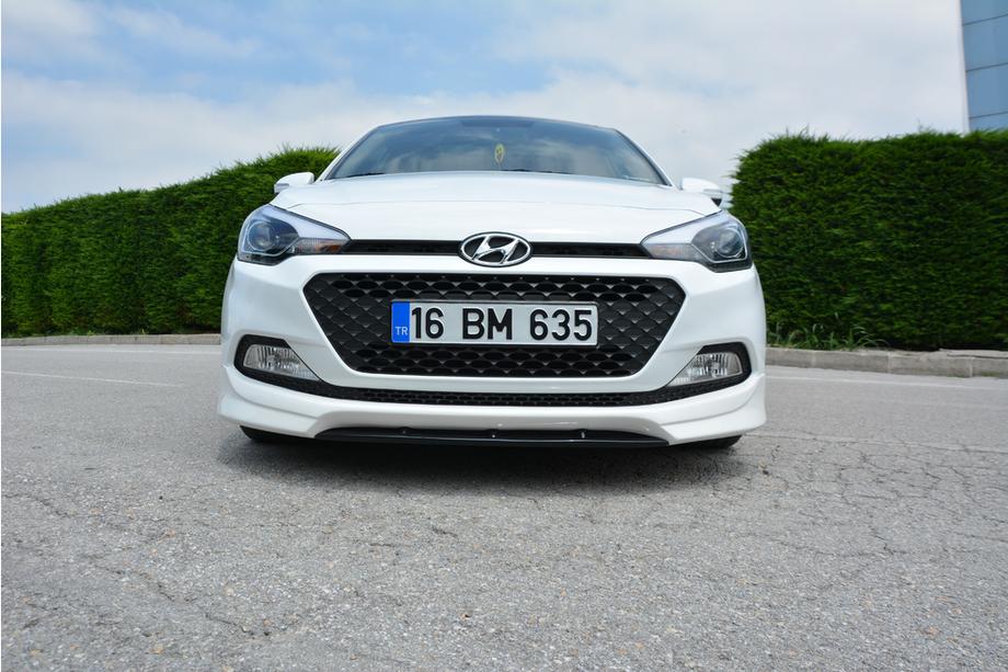 Hyundai I-20 2014-2020 гг. Передняя накладка Meliset (грунтованная под покраску) Фото 3