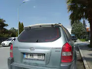 Hyundai Tucson JM 2004- гг. Спойлер Meliset (под покраску) фото 3