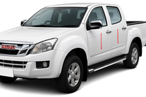 Isuzu D-Max 2011-2019 гг. Дверные Молдинги OmsaLine Нержавеющая Сталь фото 1