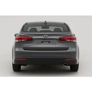 Хромированная накладка над номером для Sedan (нержавейка) фото 1