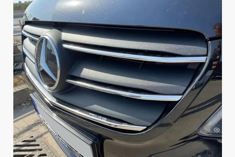 Mercedes Vito/V-class W447 2014- гг. Хром Накладки на Решетку 2020+ (5 шт, Нержавейка) Фото 3