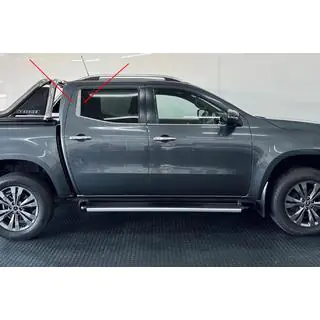 Накладки на задние стойки из нержавеющей стали (2 шт.) фото 1