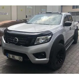 Козырек Лобового Стекла (Meliset LED V1) Nissan Navara/NP300 2016- гг. фото 3