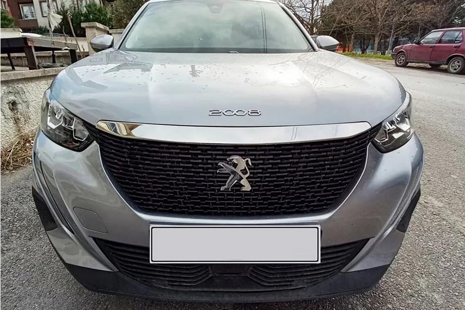Peugeot 2008 2019- гг. Накладка на капот (1 шт, нержавейка) Фото 1