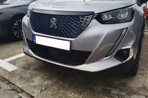 Peugeot 2008 2019- гг. Накладки на противотуманные фары (2 шт, нержавейка) фото 1