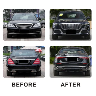 Комплект рестайлинга в W223 Maybach Mercedes S-class W221 2005-2013 гг. фото 4