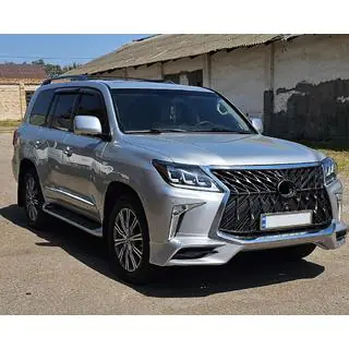 Комплект мини-рестайлинга с модели 2008-2015 на TRD Sport (бампер, фары) Lexus LX570/450d 2008-2022 гг. фото 2