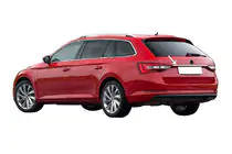 Skoda Superb 2015-2024 гг. Накладка над номером SW (нержавейка) фото 1