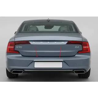 Хромированная накладка над номером (для S90, нержавейка) Volvo S90/V90 2016- гг. фото 1