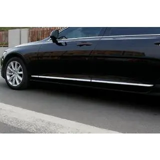 Хромированные Молдинги на Двери (для V90, Нержавейка) Volvo S90/V90 2016- гг. фото 1