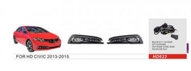 Honda Civic Sedan IX 2011-2016 гг. Противотуманные фары 2013-2015 (Галогенные) фото 1