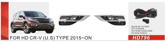 Honda CRV 2012-2016 гг. Противотуманные фары 2014-2016 US-тип (Галогенные) фото 1