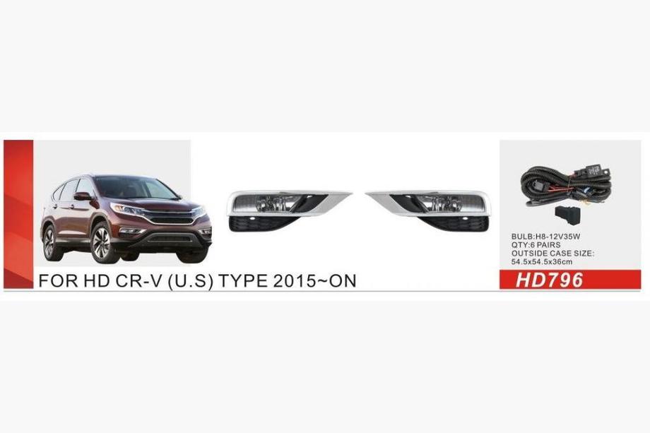 Honda CRV 2012-2016 гг. Противотуманные фары 2014-2016 US-тип (Галогенные) Image