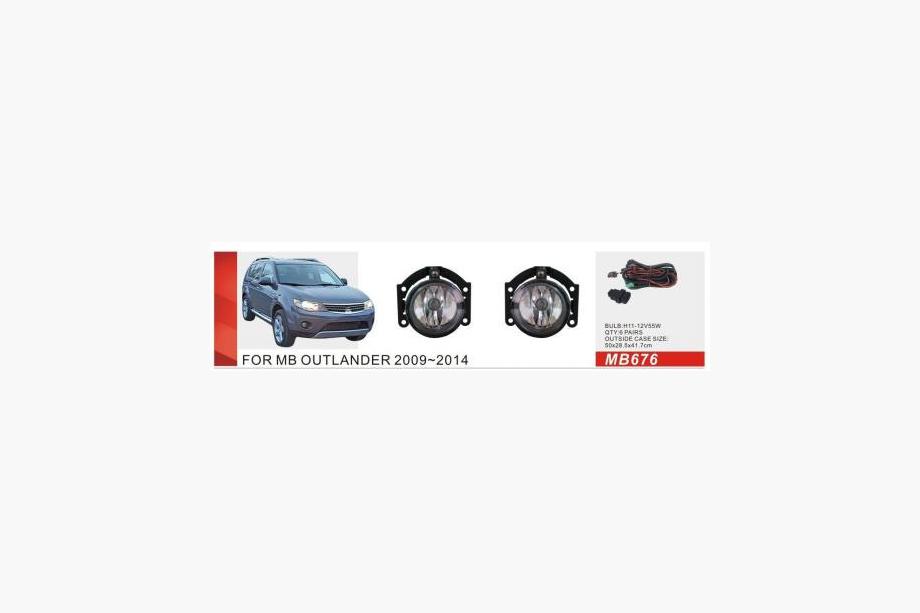 Mitsubishi Outlander 2006-2012 гг. Противотуманные фары 2009-2012 (2 шт, Галоген) Image