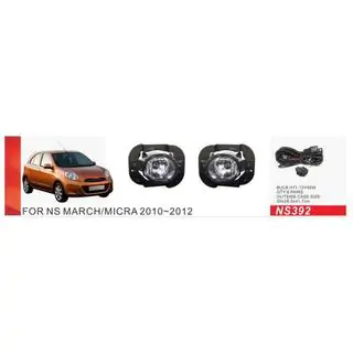 Противотуманные фары 2010-2012 (2 шт, Галогенные) Nissan Micra K13 2011-2016 гг.