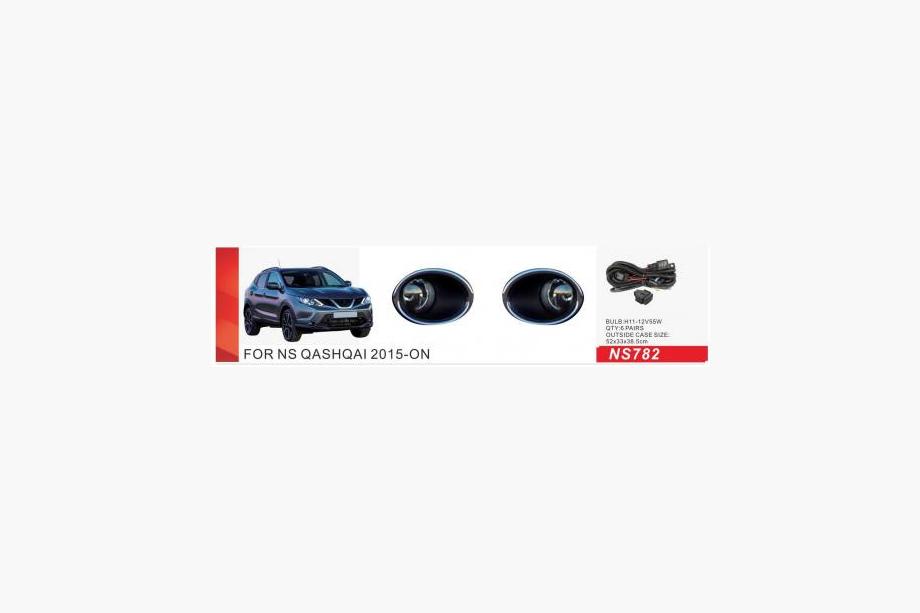 Nissan Qashqai 2014-2021 гг. Противотуманные фары 2014-2016 (Полный комплект) Image
