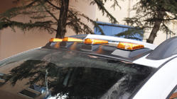 Dacia Duster 2008-2018 гг. Козырек лобового стекла V2 (LED) фото 3