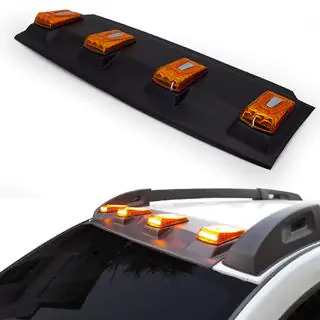 Козырек лобового стекла V2 (LED) Dacia Duster 2008-2018 гг. фото 1