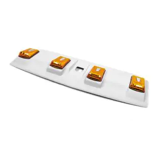 Козырек лобового стекла V2 (LED) Renault Duster 2008–2017 гг. фото 2