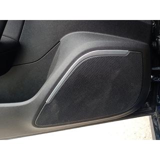 Renault Megane 4 Накладки на динамики в салоне (2 шт, нерж)
