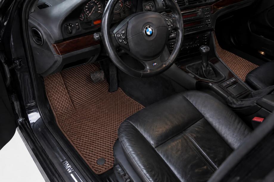 BMW 5 серия E39 1996-2003 гг. Коврики EVA (Коричневые) Image