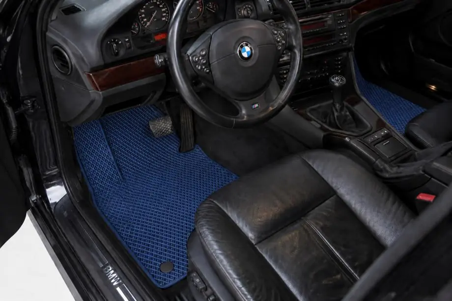 BMW 5 серия E39 1996-2003 гг. Коврики EVA (Синие) Image