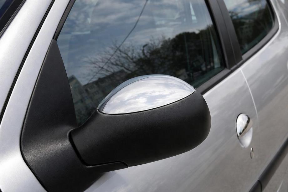 Peugeot 1007 2005–2009 гг. Накладки на Зеркала (2 шт, Нержавеющая Сталь) OmsaLine - Итальянская Нержавейка Image