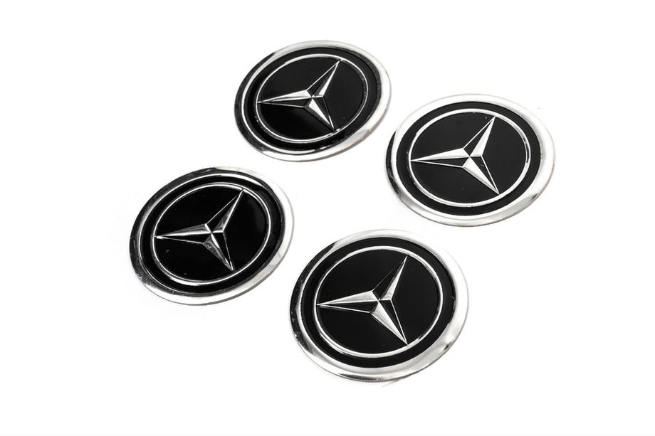 Mercedes-Benz Наклейки на колпачки дисков V1 60мм (4шт) Фото 2