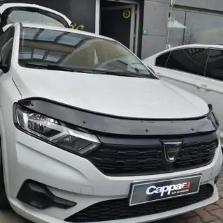 Дефлектор капота (EuroCap) Dacia Sandero 2021- гг. фото 1