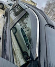 Hyundai Santa Fe 2 2006-2012 гг. Ветровики с хромированным молдингом (4 шт, Niken) фото 4