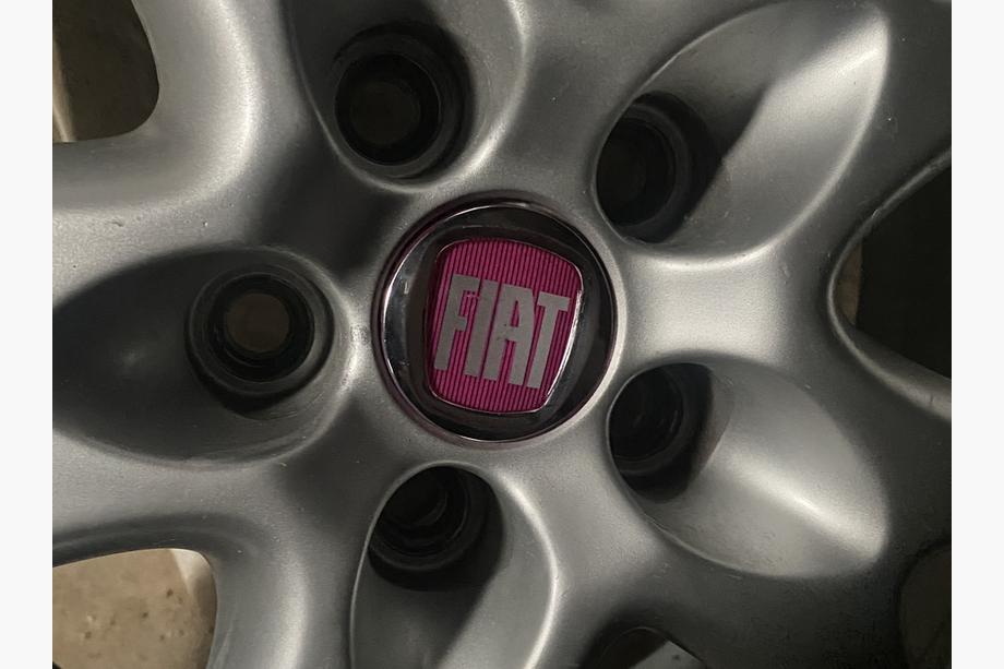 Fiat Колпачки на диски V2 49/42.5 мм красные (4 шт, 0735448759) Фото 2