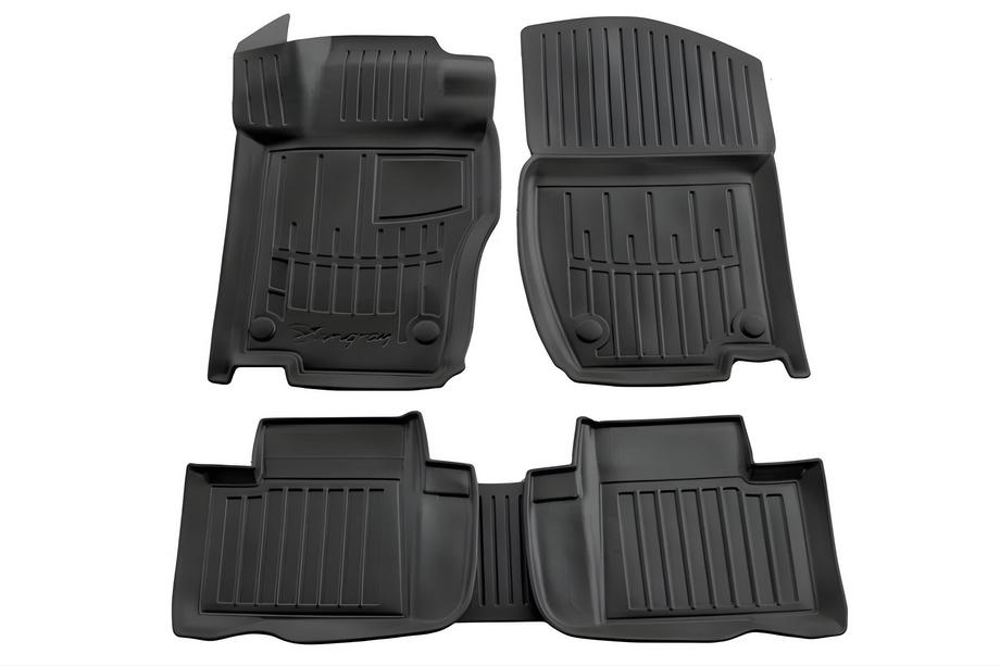 Mercedes GL class X164 2006-2012 гг. Коврики резиновые Stingray 3D (5 шт, полиуретан) Image