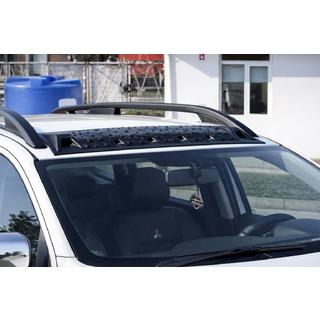 Накладка на лобовое стекло (ABS) Mitsubishi L200 2015-2024 гг. фото 1