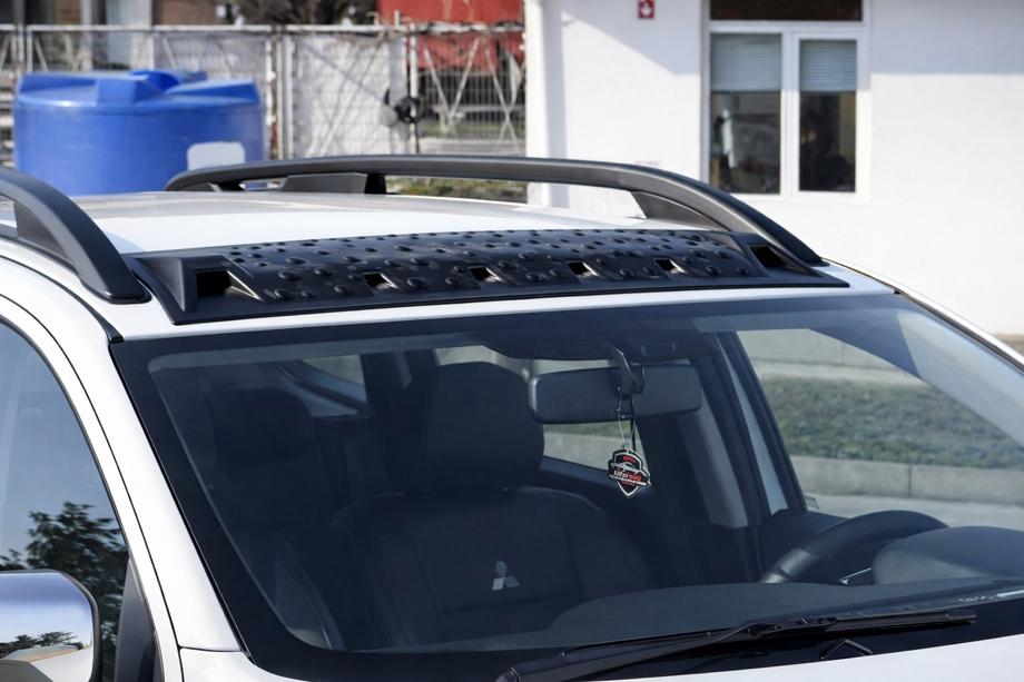 Fiat Fullback 2016- гг. Накладка на лобовое стекло (ABS) Image