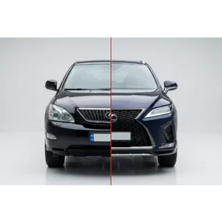 Комплект рестайлинга на 2021 год (бампер, фары, задние фонари) Lexus RX 2003-2009 гг. фото 1
