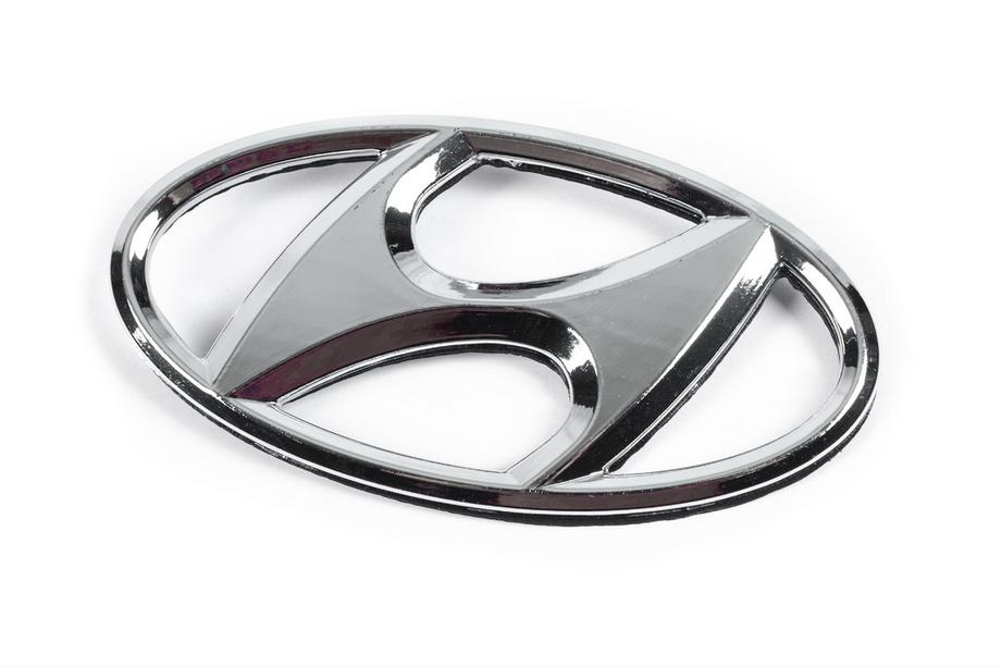Hyundai I-20 2008-2012 гг. Эмблема 86300-1J500 (125 мм x 65 мм) Фото 2