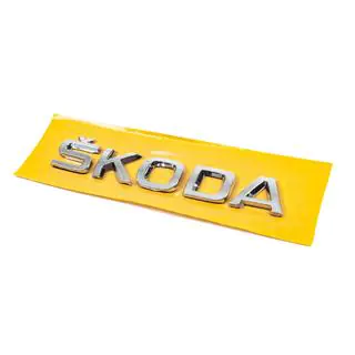 Надпись Skoda 5JA853687 (155мм x 27мм) фото 2