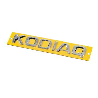 Надпись Kodiaq (160 мм x 22 мм) Skoda Kodiaq 2016-2023 гг. фото 2