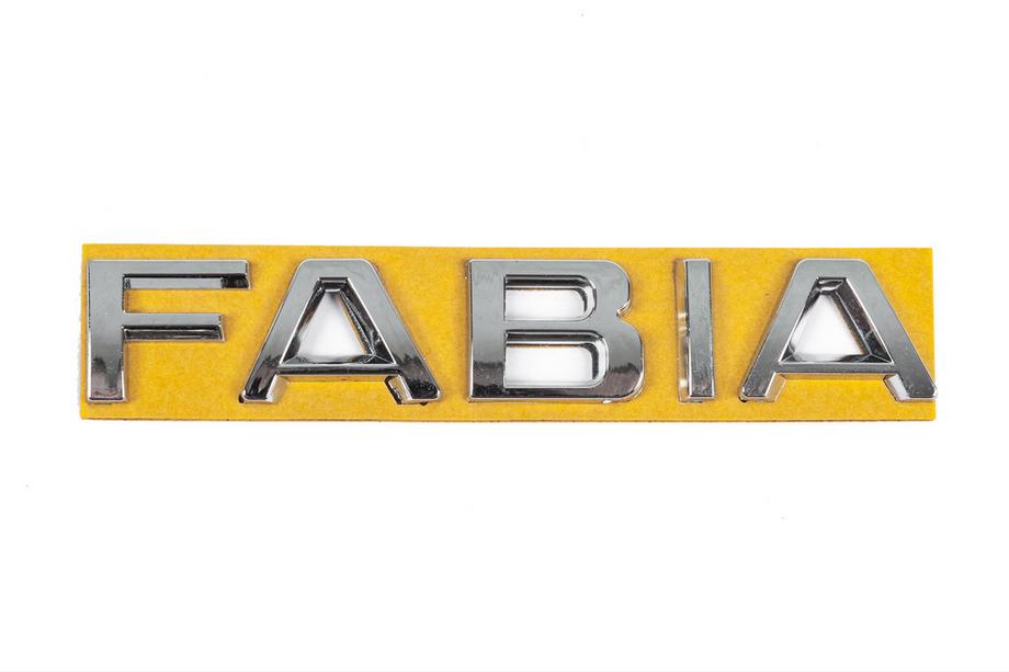 Skoda Fabia 2014-2021 гг. Надпись Fabia (130 мм x 22 мм) Image