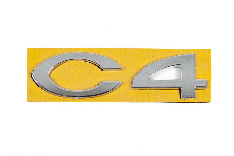 Citroen C-4 2004-2010 гг. Надпись C4 8665.Y4 (108мм x 30мм) Image