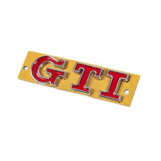 Надпись GTI (90мм x 25мм) фото 2