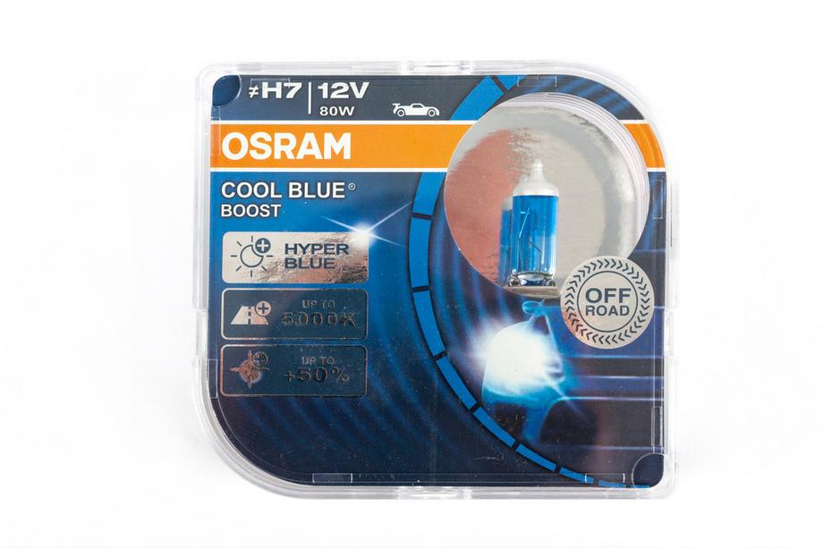Лампа фары Osram H7 80W Cool Blue Boost 62210NBU Фото 1